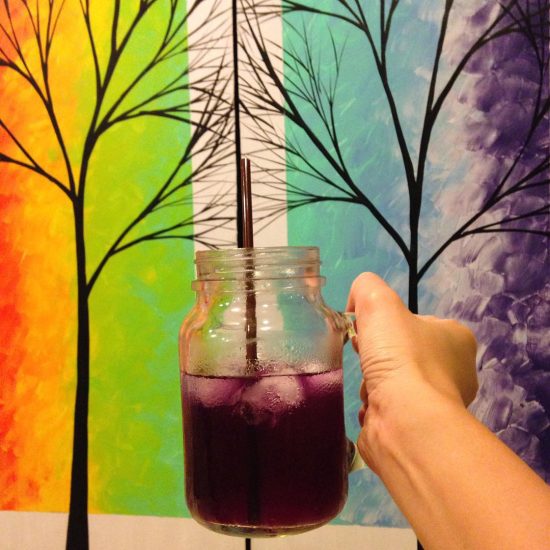 Purple drink #butterflyflower #limejuice #honey #makeitformylove @armyxxl