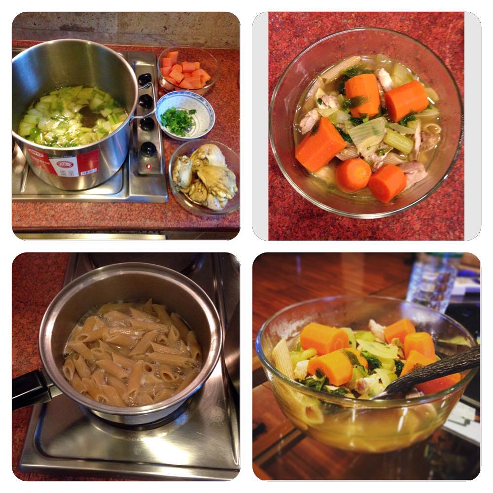 I made Polish chicken noodle soup for the first time - Girl on Samui