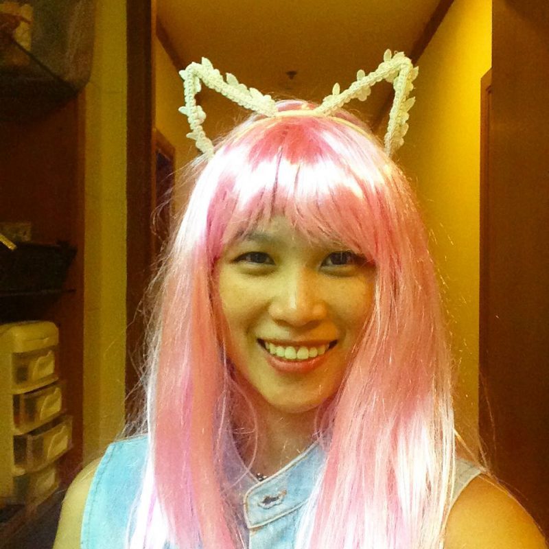 Guess what I will be tmr.. Lol #prehalloween trying my new wig..