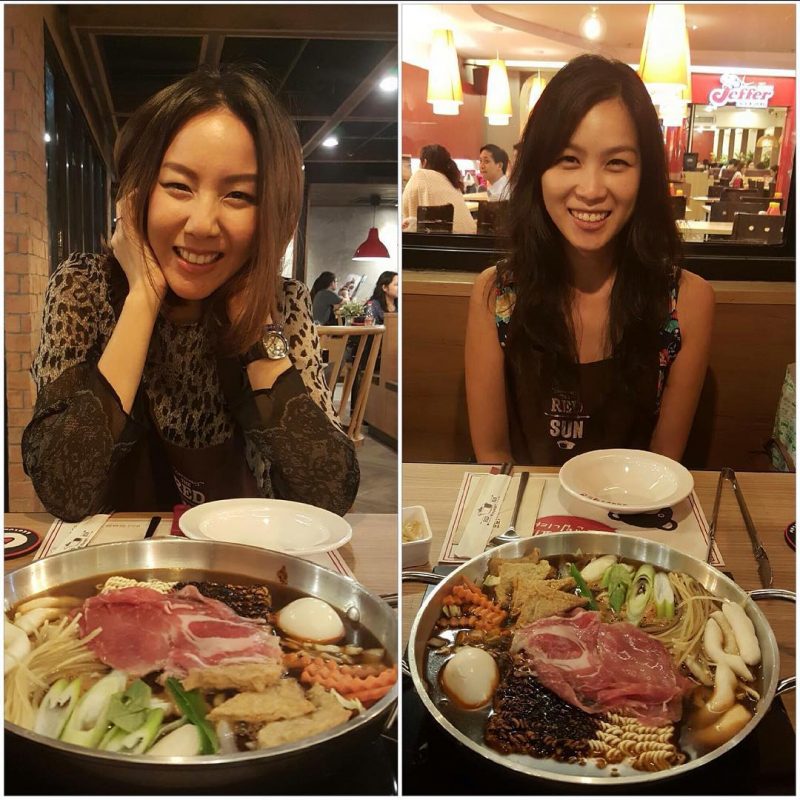 Wir haben heute koreanisch zu Abend gegessen. Wir sind glücklich. @rosakul #serebiifoodjournal 😘😍🎉🎊