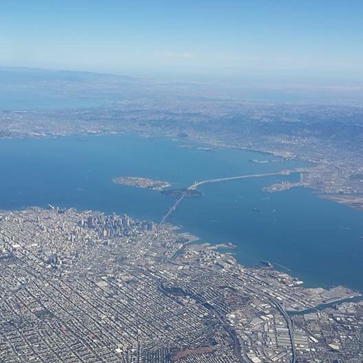 Back in San Francisco with my fiancé  @armyxxl this time.. I can't wait to show him around!  #serebiiinsf  Here is view from the plane