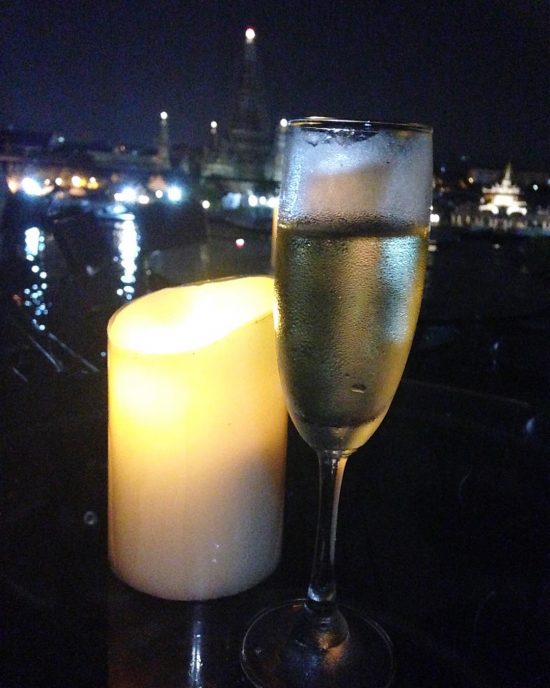 Drinking Prosecco by the river tonight