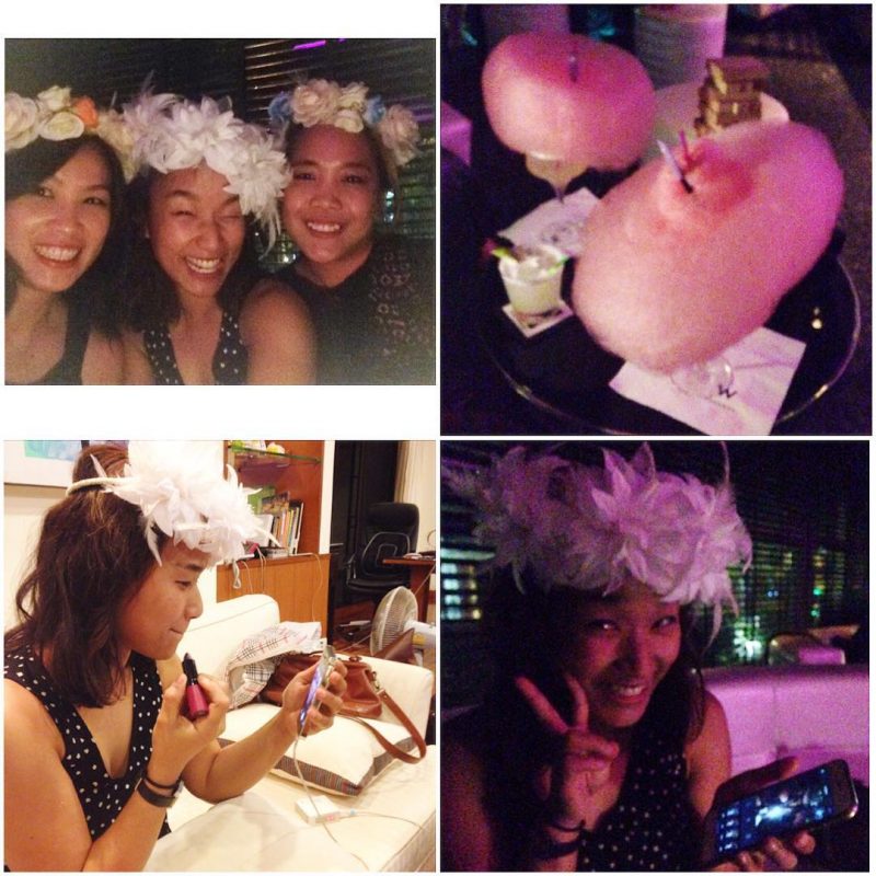 Congrats to beautiful @jibjingjing and @pyesamet PS pink forever drink was fabulous and delicious. Lol