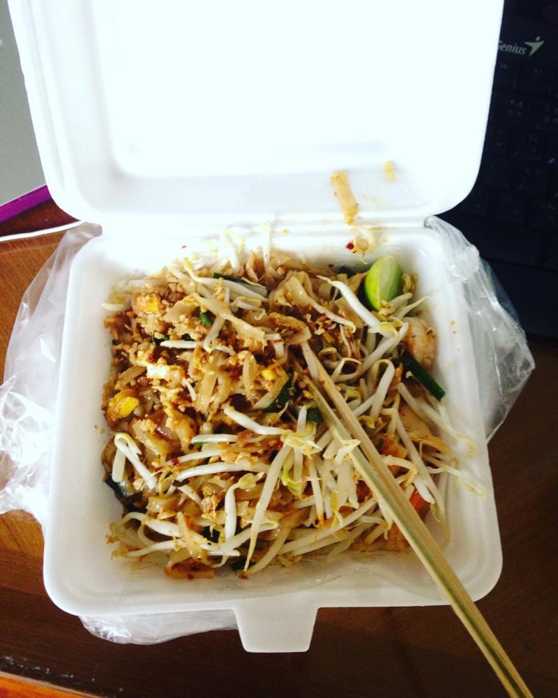 Yummy pad Thai from hk plaza