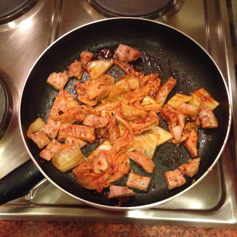 Spicy pork & kimchi