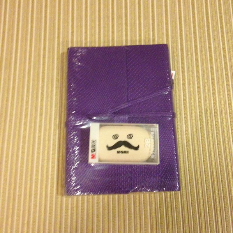 Thank you for buying me a new purple notebook and eraser. :) @armyxxl