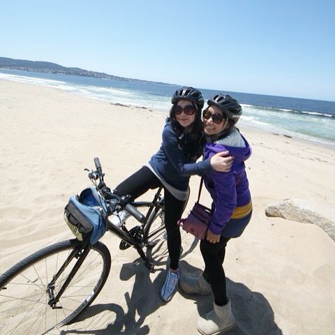 Biking trip in Monterey back in 2009 @jibjingjing we should do it again soon! PS I remembered I was wearing your shoes. Lol