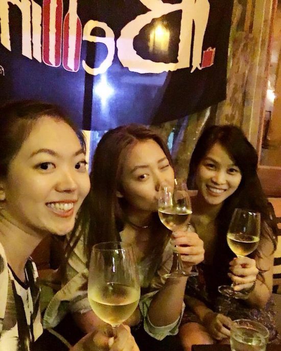 Girl night out 😍 it was nice seeing you guys. Hope to see u @crystalbaotique again in 4 months :)