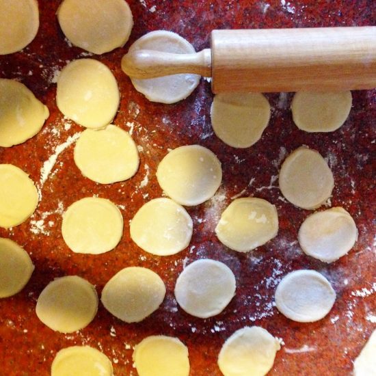 We are making Pierogis.