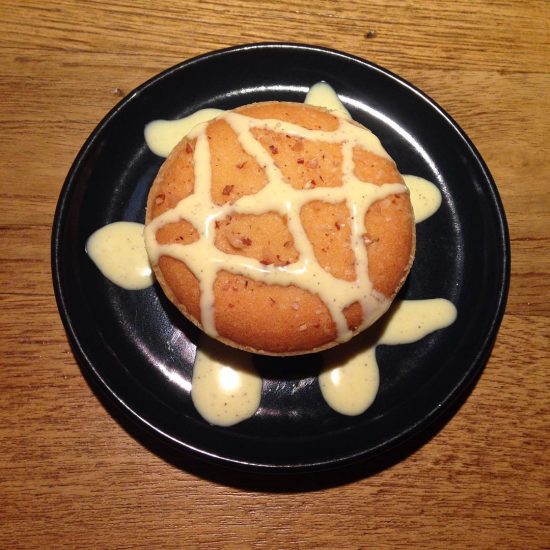 Almond tart at Luka on thanon pan