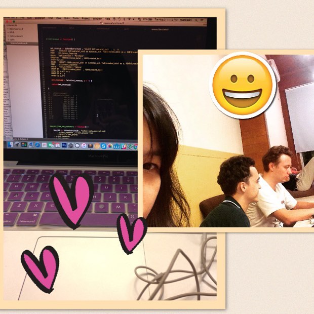 Data nerd and game engineers ... late night coding together.. Yeah we are working on something new (again)!