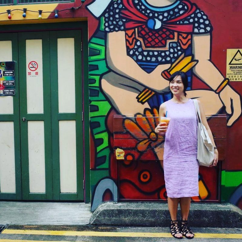 Happy girl in Singapore 📸@iamnatchamas