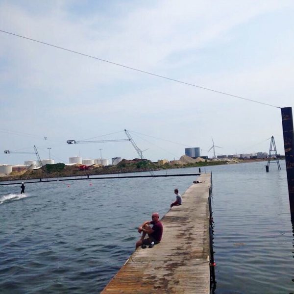 Threw back wakeboarding experience in Denmark when we went wakeboarding at the Copenhagen cable park. 🇩🇰 It was in summer but the water was still very cold. We had to wear a wetsuit. I look forward to going wakeboarding in 2 months again. Counting down from now.