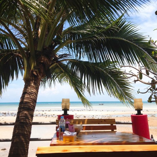 Stop by at Boat noodles in Lipa Noi. It's a very local place by beach. Good food and not expensive. We wish we could come here often.