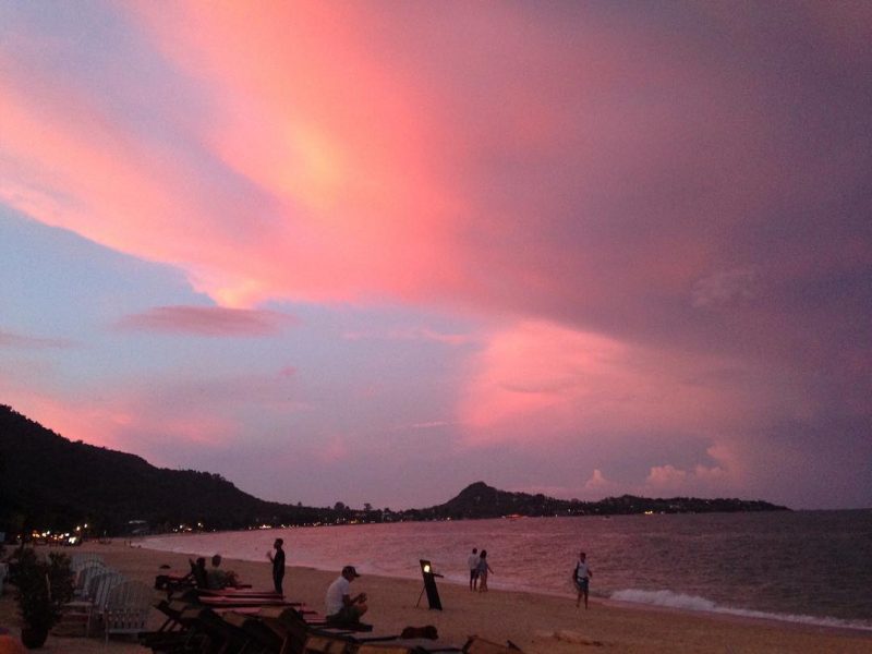 Beautiful sunset 🌅🌅 #nofilter #girlonsamui #samui #island  #sunset