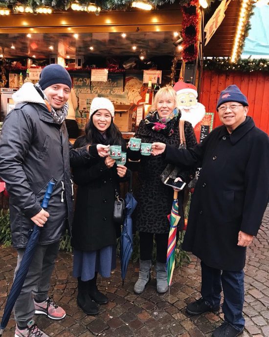 Drinking Glühwein