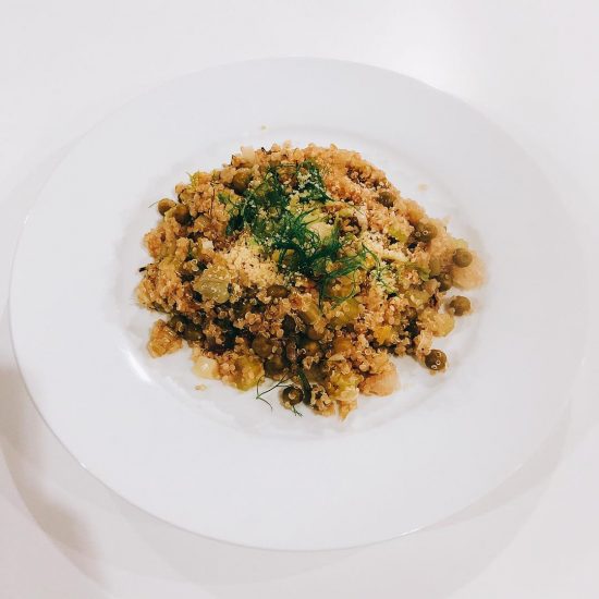 Vegetarian Quinoa Risotto ...recipe from Hemsley Hemsley