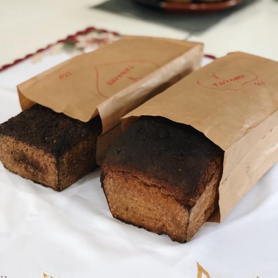 Just picked up beautiful fresh made sourdough bread (dark bread & rye whole gain ) from the bakery. They baked it in a wood-fired oven. It’s a long process to make this. I love this bread so much.