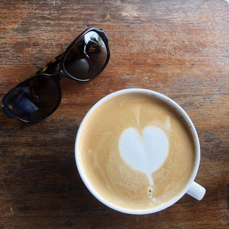 Heart latte