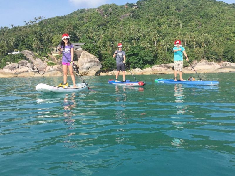 Yesterday morning paddle was amazing. Around 7-8km from Chaweng Noi to Silver Beach and back. It was the last social paddle this year with Tammy and Ian as they are leaving tonight. Paddle next year