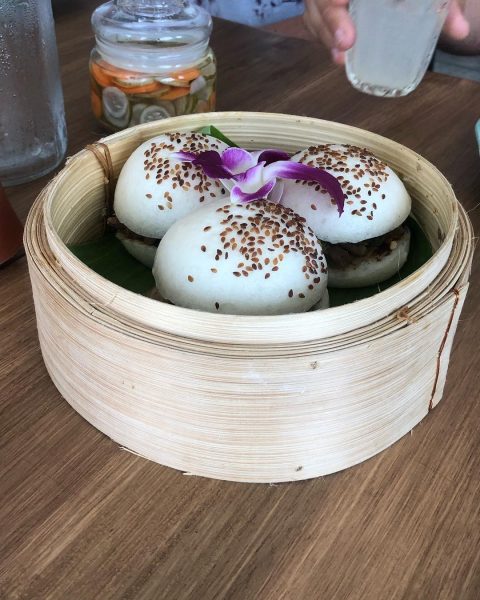 We are glad they have reopened Bao Bao again. now the new location is in Maenam. So today we drove through Maenam shortcut from Lamai. It took us about 15-20 mins to get there. We had the food at the previous restaurant (Nun Bao) before. We love bao bao food! Everything is so good here.