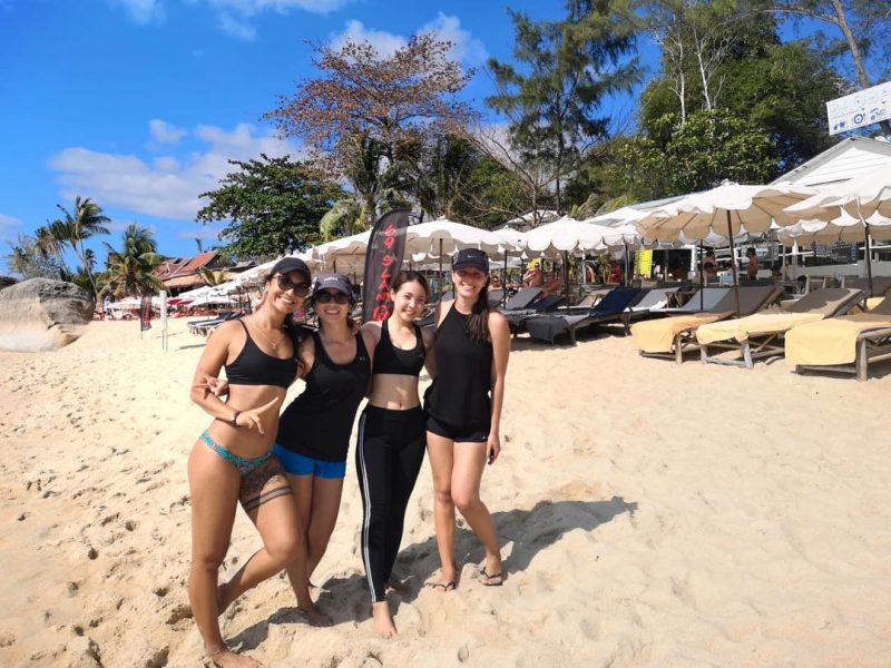 We did CrossFit on the beach at 8 am today. It was super fun. Love it! 🥰🏋🏻‍♀🏖🌴🏝 Thank you to Greg for yummy breakfast at Baobab.