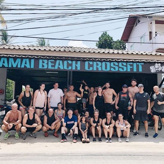 #repost Morning CrossFit class at Lamai Beach Crossfit. It was a big class today. I really enjoyed working out in the morning. Running is still hard for me. 🥵 🏃🏻‍♀️Of course, running is always a morning warm-up. WOD is called Fight Gone Bad. The name already made me nervous. Markus and I looked at each other and we were like Ohhhh. Haha  WOD: Fight Gone Bad x 4 
Wall ball 🏀 
Sumo kettlebell 🥋
Push press 🏋🏻‍♀️
Box Jump 📦
Air bike/row 🚲  today is still a Thai National holiday. But I still have to attend a machine learning class. I also have to work too. 😆 😆😆😆😆😆🥰🥰🥰🥰
#fitness