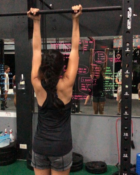 This week I just discovered that I can do chin-ups. I did my first chin-up on Monday. Thank you for this exercise. I learned that if you never try, you’ll never know.  3 years of wakeboarding, 2 years of standup paddle boarding, 3 years of doing yoga and 5 months of doing CrossFit have paid off. Now I feel much stronger and healthier than before. Muscles don’t build within one day. It takes time and effort. I just love the feeling when my chest touches the bar. I feel free like a bird. Lol 🦉😆