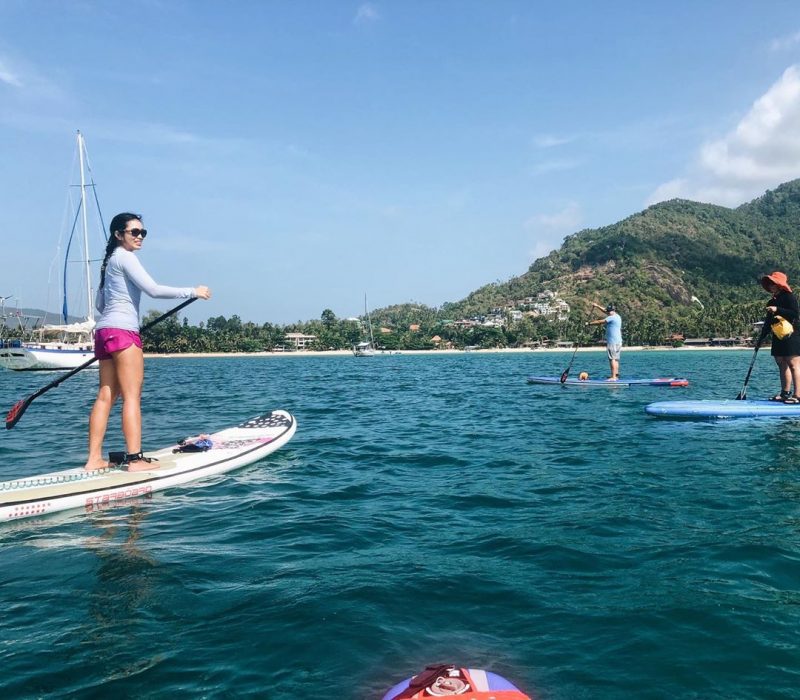 Throwback 2 weeks ago morning paddle 🏝🏖🌊 #perfectday #beachlife #islandlife #happyislanders #lifeisgreat #kohsamui #thailand #SUP #starboardSUP #standuppaddleboarding #paddleboard