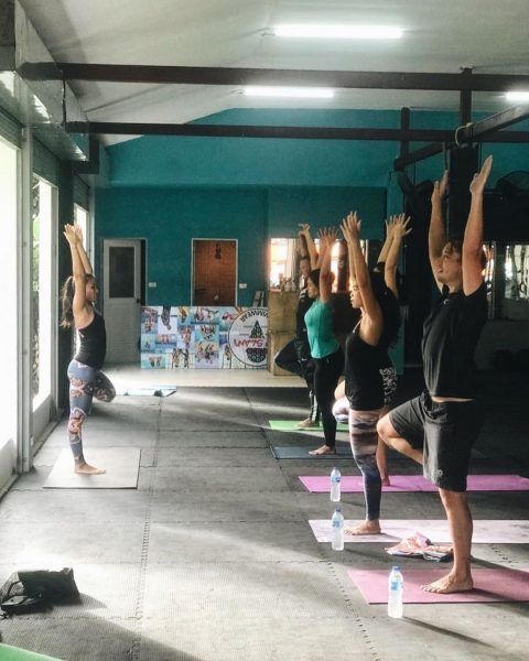 It has been a while. I’m back on the mat again. Morning yoga class with Teacher Noi at Lamai Beach Crossfit Namaste 🙏🏻 🧘🏻‍♀💪🏻🥰 ➡➡➡➡➡➡➡. #yogajournal #yoganote #yogilife #yoga #yogainspiration #yogaeverydamnday #yogamotivation #yogabuddies