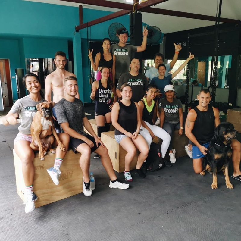 Saturday morning CrossFit was really fun!! .⠀
.⠀
.⠀
.⠀
.⠀
#crossfitdiary #fitness #crossfit #lamaibeachcrossfit #samui #thailand #crossfitsamui #getfitwithme #funworkout #stronggroup #workoutmotivation #workoutinspiration #goodvibes  #frontsquat #crossfitthailand #thailandcrossfit #crossfiteverydamnday