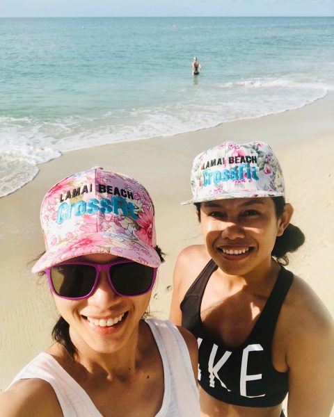 We just finished our Saturday morning beach workout! So happy with our new hats. 🥰🥰🥰🥰 .
.
.
.
#crossfitdiary #fitness #crossfit #lamaibeachcrossfit #samui #thailand #crossfitsamui #getfitwithme #funworkout #stronggroup #workoutmotivation #workoutinspiration #crossfitcouple #goodvibes #crossfitnearbeach  #crossfitthailand #thailandcrossfit #crossfiteverydamnday  #crossfitters  #crossfitbeach