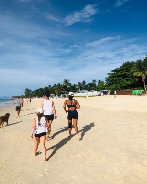 We just finished our Saturday morning beach workout! So happy with our new hats. 🥰🥰🥰🥰 .
.
.
.
#crossfitdiary #fitness #crossfit #lamaibeachcrossfit #samui #thailand #crossfitsamui #getfitwithme #funworkout #stronggroup #workoutmotivation #workoutinspiration #crossfitcouple #goodvibes #crossfitnearbeach  #crossfitthailand #thailandcrossfit #crossfiteverydamnday  #crossfitters  #crossfitbeach